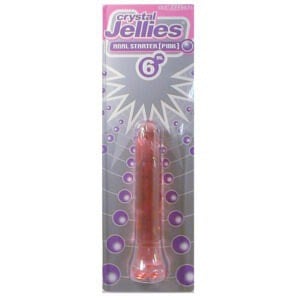 Doc Johnson Crystal Jellies 6-Inch Pink Anal Starter