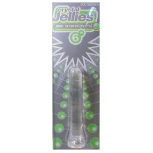 Doc Johnson Crystal Jellies Anal Starter - Clear 6-inch