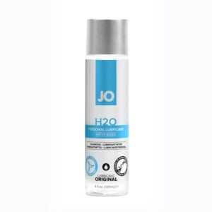 System Jo JO H2O Original Water-Based Lubricant — 4 oz. for Silky, Moisturizing Intimate Comfort