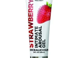 Hott Products Unlimited Dickalicious Intimate Arousal Gel Strawberry 2 oz.