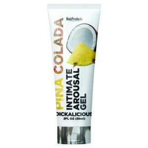 Hott Products Unlimited Dickalicious Intimate Arousal Gel Pina Colada (Part Number HP-2029) - 2 oz.