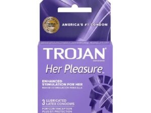 Paradise Marketing Services Trojan Her Pleasure Condoms - 3 Pack