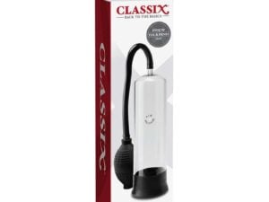 Pipedream Classix Power Pump Clear/Black – Enhance Penis Size and Achieve Stronger Erections