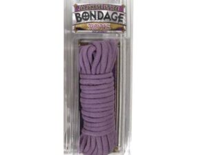 Doc Johnson Japanese Style Cotton Bondage Rope - Purple (Part Number 2100-01-CD)