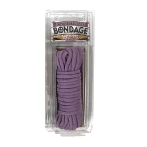 Doc Johnson Japanese Style Cotton Bondage Rope - Purple (Part Number 2100-01-CD)