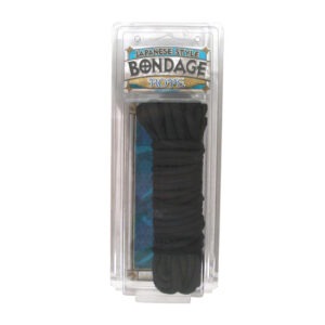 Doc Johnson Japanese Style Cotton Bondage Rope - Black, Part No. 2100-03-CD