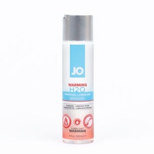 System Jo JO H2O Warming Water-Based Lubricant 4 oz. for Enhanced Sensation and Comfort