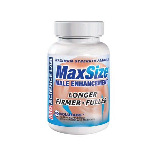 M.D. Science Lab MaxSize Maximum Strength Enhancement - 60 Tablets for Natural Male Enhancement