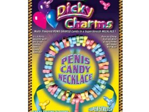 Hott Products Unlimited Dicky Charms Necklace - Playful Candy Necklace with Penis-Shaped Flavors
