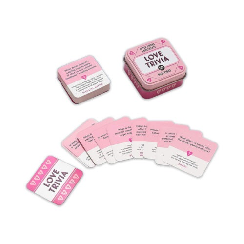 Hachette Book Group After Dinner Amusements Love Trivia Game - 50 Questions for Romantic Fun