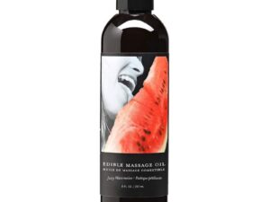 Earthly Body Hemp Seed Edible Massage Oil Juicy Watermelon 8oz