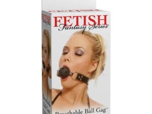 Pipedream Fetish Fantasy Series Adjustable Breathable Ball Gag Black - PD2172-00