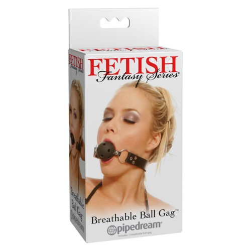 Pipedream Fetish Fantasy Series Adjustable Breathable Ball Gag Black - PD2172-00