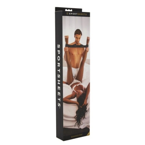 Sportsheets Adjustable Bondage Bar Black SS32601 for Versatile Restraint Play