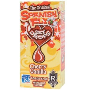 Doc Johnson Spanish Fly Sex Drops Cherry Vanilla 1oz – Enhance Intimacy with Flavorful Boost
