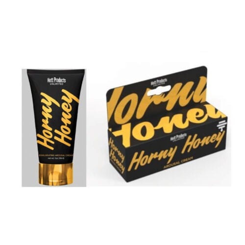 Hott Products Unlimited Horny Honey Stimulating Cream 1 oz. - Arousal Enhancement for Men and Women