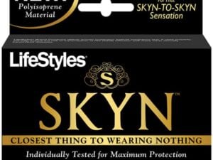 Lifestyles SKYN Condom Pack of 12 by Paradise Marketing Services - Non-Latex Polyisoprene Thin & Long-lasting