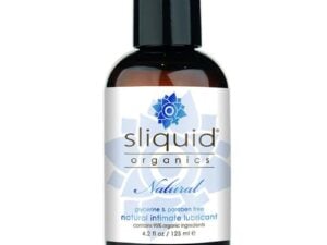 Sliquid Organics Natural Lubricant by Sliquid - 4.2 oz, Glycerin & Paraben-Free, Vegan Friendly