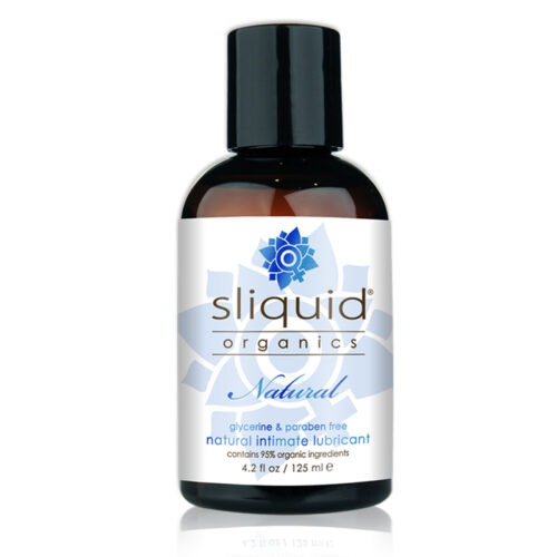 Sliquid Organics Natural Lubricant by Sliquid - 4.2 oz, Glycerin & Paraben-Free, Vegan Friendly