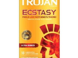 Paradise Marketing Services Trojan Ecstasy Ultra Ribbed Condoms with UltraSmooth Lubricant