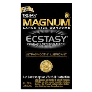 Trojan Ecstasy Magnum Condoms with UltraSmooth Lubricant by Paradise Marketing Services