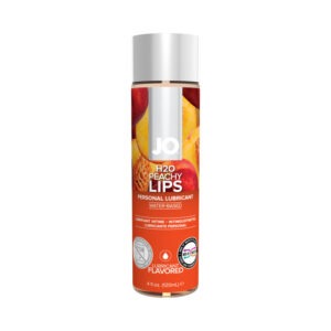 System Jo JO H2O Peachy Lips Flavored Water-Based Lubricant - 4 oz.
