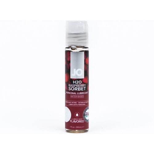 System Jo JO H2O Raspberry Sorbet Flavored Water-Based Lubricant - 1 oz.