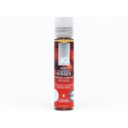 System Jo JO H2O Strawberry Kisses Flavored Water-Based Lubricant 1 oz.