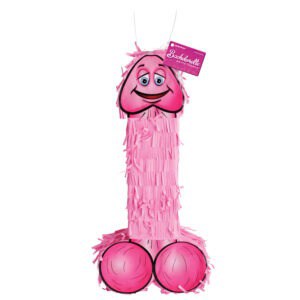 Pipedream Bachelorette Party Favors Pecker Piñata Pink - 18 Inches