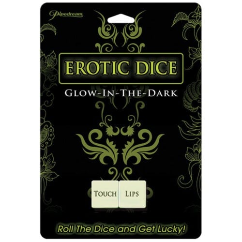 Pipedream Glow-in-the-Dark Erotic Dice - PD8018-01