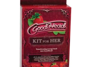Doc Johnson GoodHead Kit for Her (Strawberry) – Oral Pleasure Enhancement Set