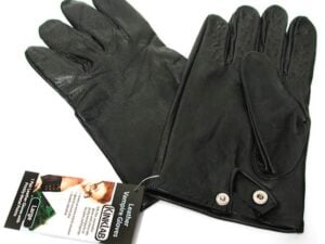 Stockroom.com Leather Vampire Gloves (Medium) - Sensory Play Accessory