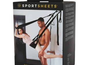 Sportsheets Adjustable Door Jam Sex Sling Black - Part SS32403