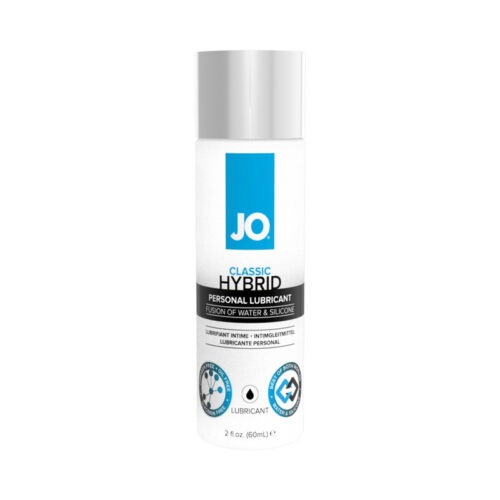 System Jo JO Classic Hybrid Lubricant 2 oz. – Long-Lasting Silicone & Water-Based Formula for Sensual Pleasure