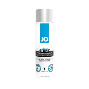 System Jo JO Classic Hybrid Lubricant 4 oz. – Long-Lasting Silicone & Water-Based Formula