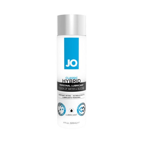 System Jo JO Classic Hybrid Lubricant 4 oz. – Long-Lasting Silicone & Water-Based Formula
