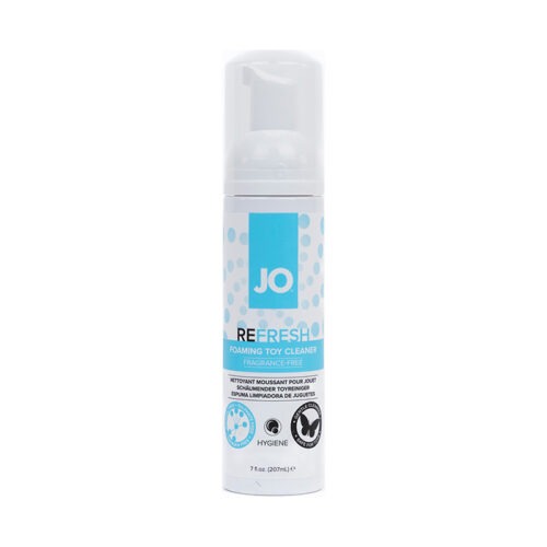 System Jo JO Refresh Foaming Toy Cleaner 7 oz. - Gentle, Fragrance-Free Surface Cleaner
