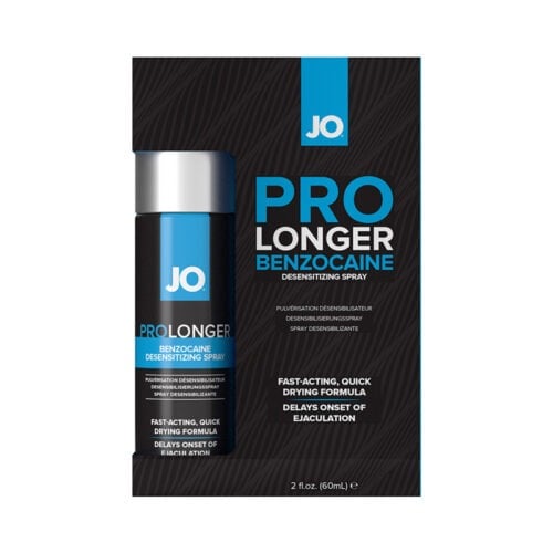 System Jo JO Prolonger Benzocaine Desensitizing Spray 2 oz. for Lasting Pleasure