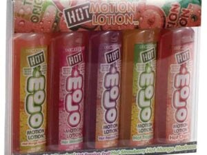 Doc Johnson Hot Motion Lotion 5 Pack 1oz. – Warming Lubricant with Five Exciting Flavors