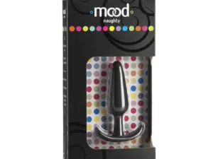Doc Johnson Mood Naughty Small Black Silicone Butt Plug - Comfortable and Discreet Anal Play Accessory