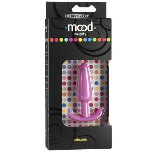 Doc Johnson Mood Naughty Small Pink Silicone Butt Plug - Discreet Anal Pleasure