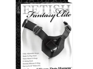 Pipedream Fetish Fantasy Elite Universal Heavy-Duty Harness Black - Adjustable Strap-On Harness for Intense
