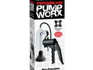 Pipedream Pump Worx Max-Precision Power Pump Clear/Black