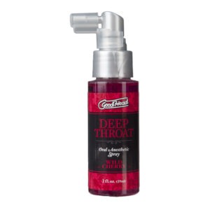 Doc Johnson GoodHead Deep Throat Spray – Wild Cherry, 2 oz