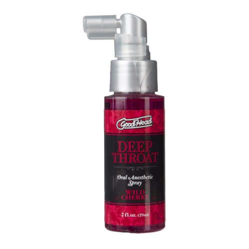 Doc Johnson GoodHead Deep Throat Spray - Wild Cherry, 2 oz