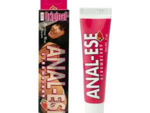 Nasstoys Anal-Ese Strawberry Desensitizing Cream - 0.5 oz.