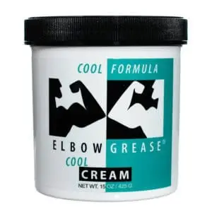 B. Cumming Company Inc. Elbow Grease Cool Cream Jar 15oz - Stimulating Menthol-Infused Topical Cream