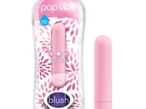 Blush Vive Pop Vibe Bullet Vibrator Pink – 10 Functions Waterproof Personal Massager