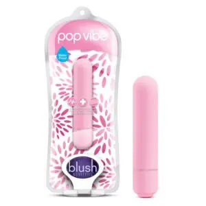Blush Vive Pop Vibe Bullet Vibrator Pink – 10 Functions Waterproof Personal Massager