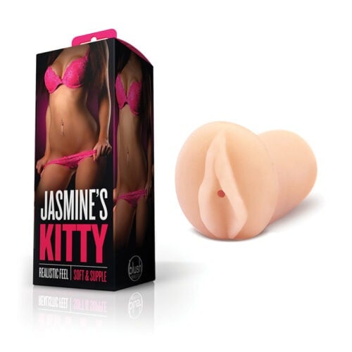 Blush X5 Men Jasmine's Kitty Vagina Stroker Beige - Realistic Sensual Masturbator